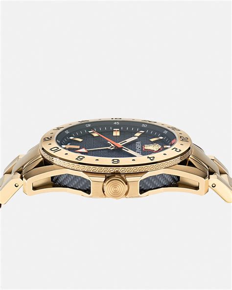 versace brown sport tech watch|Sport Tech GMT Watch Gold .